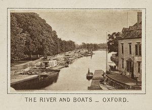 Řeka a lodě - Oxford