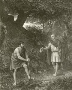 Timon a Flavius od Henry Wallis
