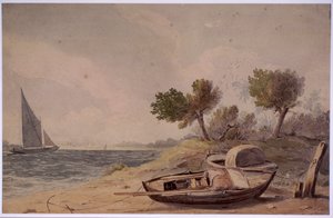 Poblíž Battersea, Londýn, 1818. od Henry Walter
