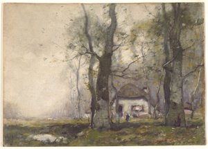 Lodge in the Woods, 1891 (wc na papíře)