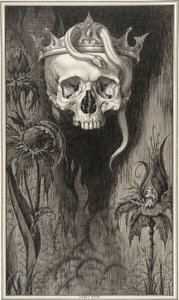 Ilustrace z Vévodkyně z Malfi a Bílého ďábla, Dvě hry od Johna Webstera (1580 - 1634), pub.1930