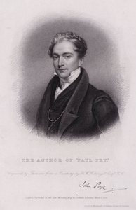John Poole , anglický dramatik, autor Paul Pry (rytina) od Henry William (after) Pickersgill