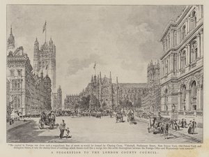 Návrh pro The London County Council od Henry William Brewer