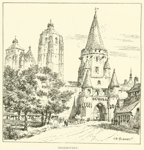 Ingolstadt (rytina) od Henry William Brewer