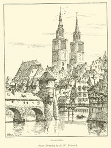 Norimberk (rytina) od Henry William Brewer