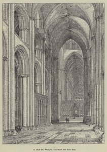 Old St Pauls, The Nave a East End od Henry William Brewer