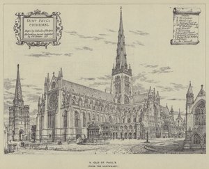 Old St Pauls, ze severovýchodu od Henry William Brewer