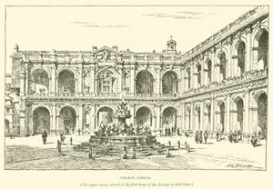 Palace, Loreto (rytina) od Henry William Brewer