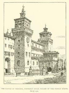 Hrad Ferrara, dříve vévodský palác rodiny D
