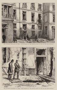Exploze dynamitu v Paříži od Henry William Brewer