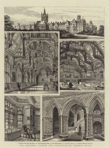 Holloway College a sanatorium ve Virginia Water od Henry William Brewer