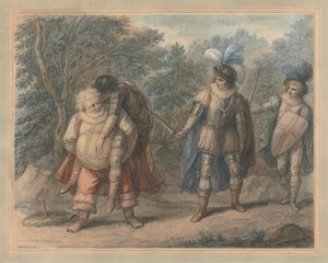 Falstaff Carrying Dead Hotspur od Henry William Bunbury