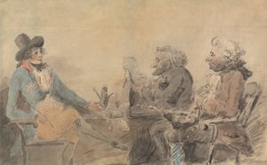 Princ Regent a Moneylenders od Henry William Bunbury