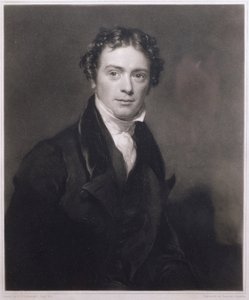 Portrét Michaela Faradaya (1791-1867) vyrytý Samuelem Cousinsem (1801-87) 1830