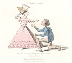 The Lovers, z Bunburys Whims, 1828 od Henry William after Bunbury