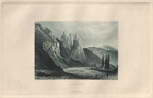 Malebné a romantické Porýní: Rheingrafenstein, 1928.
