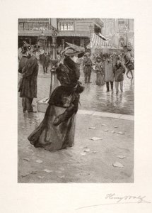 Boulevard des Italiens, důkladná pařížská ulice od Henry Wolf