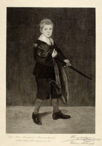 Chlapec s mečem od Henry Wolf