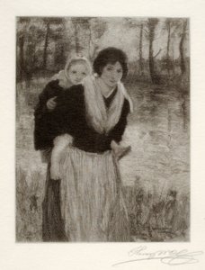 U řeky od Henry Wolf