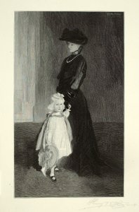 Christina (matka a dcera) od Henry Wolf
