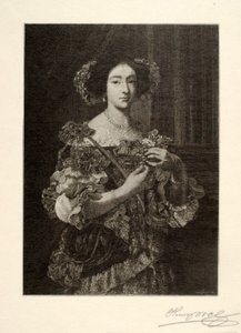Portrét dámy od Henry Wolf
