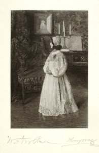 Umělcova dcera Alice od Henry Wolf
