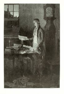 Thomas Jefferson, sepsání Deklarace nezávislosti od Henry Wolf