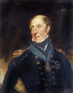 Portrét kontraadmirála sira Charlese Cunninghama (1755-1834). Olej na dřevě