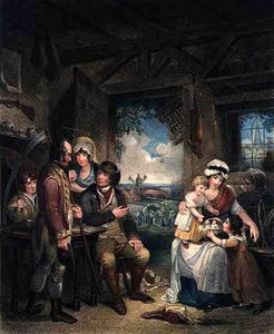Mír, vyryl John Whessell (kolem 1760-1823), pub. od T. Simpson a Darling & Thompson, 1798 (tečkovaná rytina) (pár 125538)
