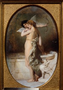 Krása a láska. Obraz Henryka Siemiradzkiho (1843-1902), olej na plátně