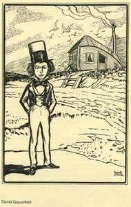 David Copperfield, z knihy My Favorite Fiction Character od Thomase Boyda, in The Bookman od Herb Roth