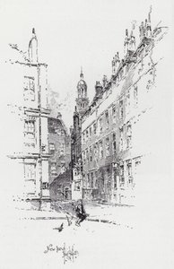 New Inn (rytina) od Herbert (after) Railton