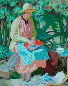 Levandule (olej na plátně) od Herbert Ashwin Budd