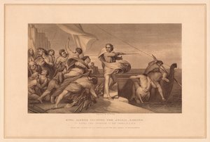 King Alfred Inciting The Anglosaxons, 1878
