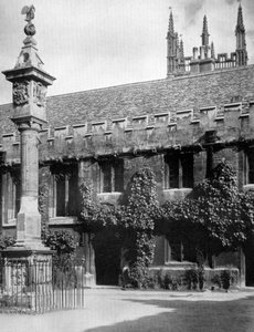 Sluneční hodiny, Corpus Christi College, Oxford, Oxfordshire, 1924-1926