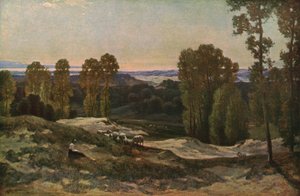 Pastvina mezi dunami, Pas de Calais, Francie, 1908, c1930.