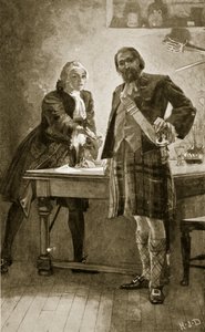 Princ Charles apeluje na Camerona z Lochiel, ilustrace z 