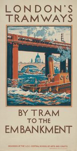 Tramvají na nábřeží od Herbert Kerr Rooke