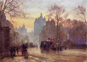 Knightsbridge (barevná lito) od Herbert Menzies (after) Marshall