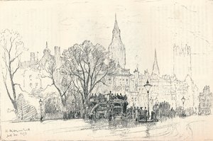 Whitehall, c1893 od Herbert Menzies Marshall