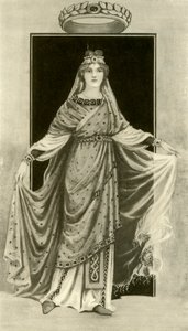 Vznešená dáma šestého století, A.D., 1924. od Herbert Norris