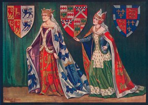 Margaret, princezna z Walesu, 1410. Joice, Lady Tiptoft, 1460, 1926 od Herbert Norris