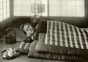 Bed-time v Japonsku, 1910. od Herbert Ponting