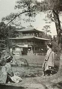 Kinkakuji Zlatý pavilon, 1910. od Herbert Ponting