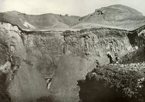 Svatý kráter Fuji-San, 1910. od Herbert Ponting