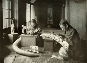 The Ivory Carvers, 1910. od Herbert Ponting