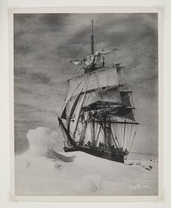 Terra Nova Icebound (bromový tisk) od Herbert Ponting