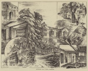 Fountains Hall, Ripon, Yorkshire od Herbert Railton
