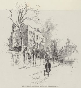 Dům pana Williama Morrise v Hammersmith od Herbert Railton