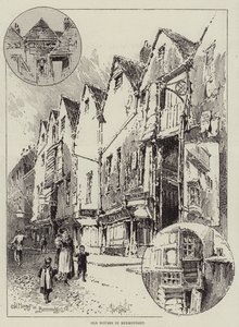 Staré domy v Bermondsey od Herbert Railton